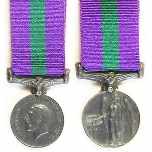 MIN1320. Miniature GSM 1918-62, GVR without clasp