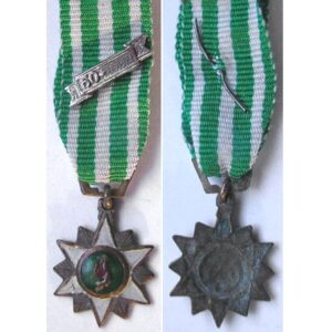 MIN1401. Miniature S.Vietnam Campaign Medal, clasp 60-, painted