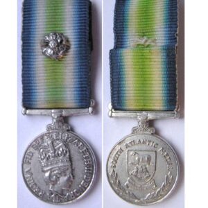 MIN1408. Miniature South Atlantic medal with Task Force rosette