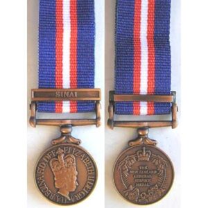 MIN1428. Miniature NZGSM Peacekeeping, clasp Sinai
