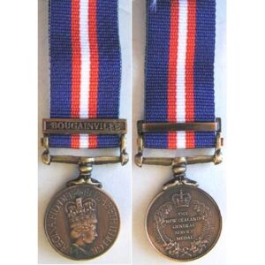 MIN1432. Miniature NZGSM Peacekeeping, clasp Bougainville