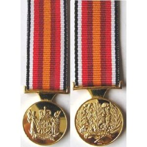MIN1455. Miniarure NZ Special Service Medal Atomic Testing