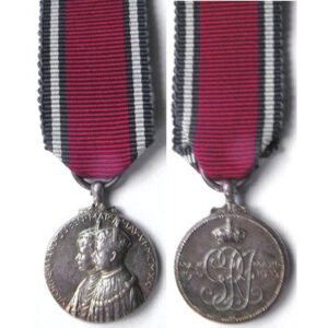 MIN1765. Miniature GVR Jubilee medal 1935