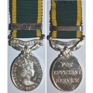 MIN1937. Miniature NZ Efficiency medal, EIIR obverse