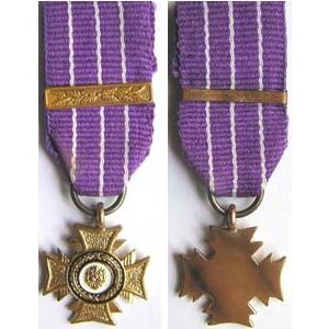 MIN2600. Miniature Bronze Cross of Rhodesia (1970)