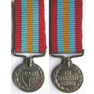 MIN2608. Miniature Rhodesia Exemplary Service Medal