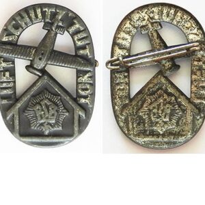 PIN226. LUFTSCHUTZ TUTNOT, pressed tin, brooch back