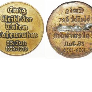 PIN229. EWIG BLEIBT DER TOTEN TATENRUHM 25.JULI 1934-1938