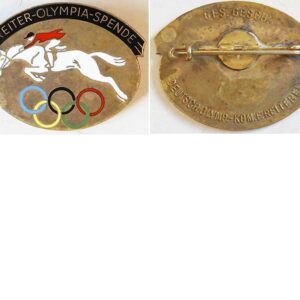 PIN252. REITER-OLYMPIA-SPENDE, 1936 Olympic Games riding badge