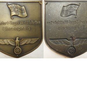 PIN260. WEHRMACHT HONOUR PRIZE SHIELD PLAQUE