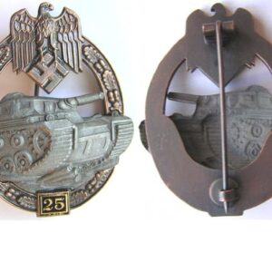 CY035. Copy PANZER ASSAULT BADGE in Bronze for 50 engagements