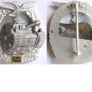 CY041. Copy LUFTWAFFE PANZER ASSAULT BADGE for 50 engagements