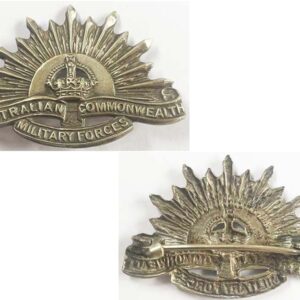 SH035. AUST. COMM. MILITARY FORCES SILVER PLATED SWEETHEART