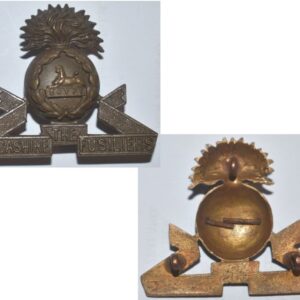UKB1027 THE LANCASHIRE FUSILIERS, officer’s bronze cap badge