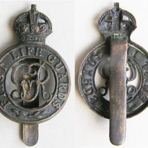 UKB1201. FIRST LIFE GUARDS, GVR, cap badge