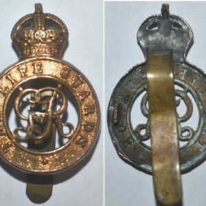 UKB1202. THE LIFE GUARDS, GVR, cap badge