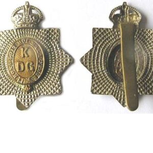 UKB1204. 1st KING’S DRAGOON GUARDS, cap badge 1915-37, bi-metal