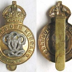 UKB1214. 7th QUEEN’S OWN HUSSARS, KC cap badge