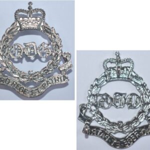 UKB1240. THE QUEEN’S DRAGOON GUARDS, QC cap badge