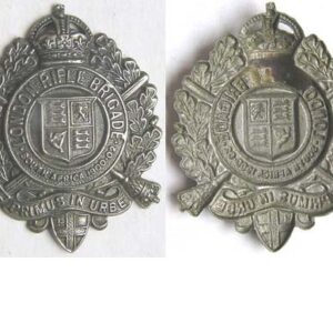 UKB1303. 5th BATTALION, LONDON RIFLE BRIGADE, 1908-20, no slider