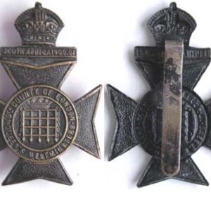 UKB1324. 16th BATTn. (QUEEN’S WESTMINSERS) LONDON REGt. Solid