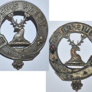 UKB1415. LOVAT’S SCOUTS Post 1922, white metal cap badge