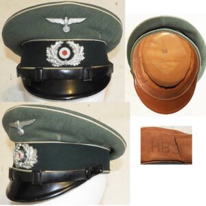 WH1244. WEHRMACHT INFANTRY ENLISTED MANS PEAKED CAP