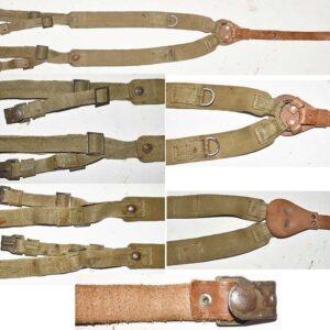 WH1263. WEHRMACHT TROPICAL Y-STRAPS