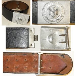 WH1272. WEHRMACHT SOLDIERS DRESS BELT AND BUCKLE, Size 96